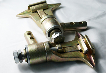 弧形固定抱索器